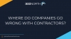 Where do companies go wrong with contractors?